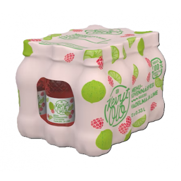 KevytOlo Vadelma-Lime mehukivennäisvesi 0,33 l kmp 12-pakki | Toimistotukku Talka Oy