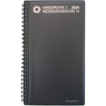 Viikkopäivyri/Veckodatumvisare 7, tummanharmaa | Toimistotukku Talka Oy