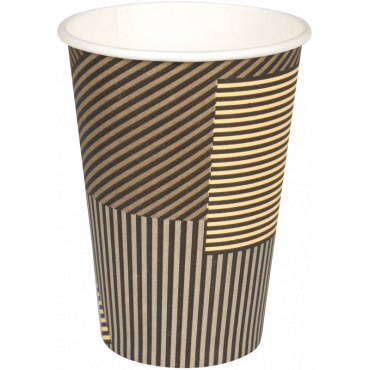 Abena GASTRO Lines kahvikuppi 20/22 cl Ø7 cm pahvi ruskea (100) | Toimistotukku Talka Oy