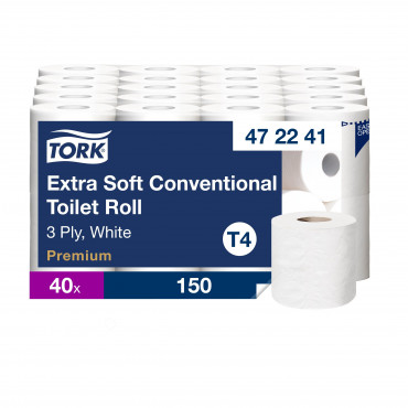 Tork Extra Soft WC-paperi valkoinen (40) | Toimistotukku Talka Oy