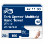 Tork Xpress® Multifold -käsipyyhkeet luonnonvalkoinen H2 | Toimistotukku Talka Oy
