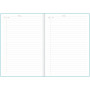 Planner-muistikirja, aqua | Toimistotukku Talka Oy