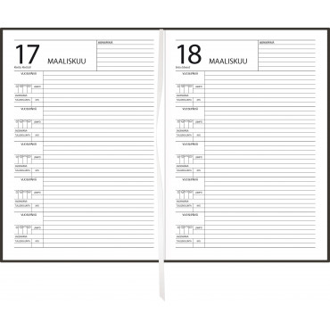 5 vuoden kalenteri, päiväämätön, harmaa | Toimistotukku Talka Oy