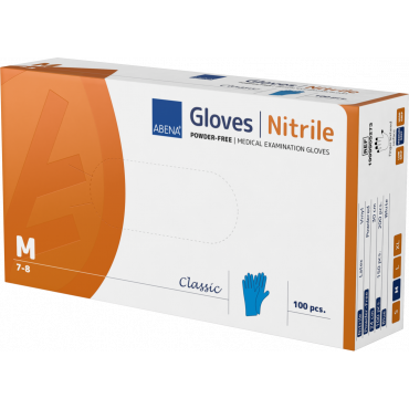 ABENA Classic nitriilikäsine M sininen (100) | Toimistotukku Talka Oy