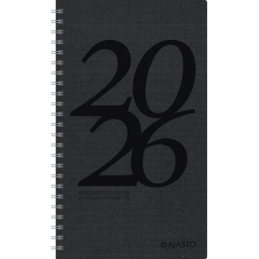 Viikkopäivyri/Veckodatumvisare 14 Eko, musta | Toimistotukku Talka Oy