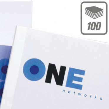 GBC A4 3 mm liimasidontakansi valkoinen (100) | Toimistotukku Talka Oy