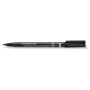 Staedtler  CD/DVD-merkkauskynä musta 0,4 mm | Toimistotukku Talka Oy