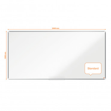 Nobo Premium Plus valkotaulu 200 x 100 cm emali | Toimistotukku Talka Oy