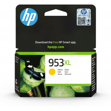 HP 953 XL mustesuihkuvärikasetti keltainen | Toimistotukku Talka Oy