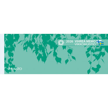 Vihreä Memo-viikkomuistio | Toimistotukku Talka Oy