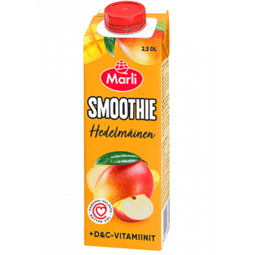 Marli Hedelmäinen smoothie + D&C-vitamiinit 2,5 dl | Toimistotukku Talka Oy