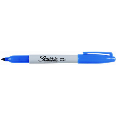 Sharpie huopakynä Fine sininen | Toimistotukku Talka Oy