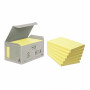 Post-it 655 ekologinen viestilappu keltainen 127 x 76 mm (6) | Toimistotukku Talka Oy