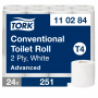 Tork WC-paperi Advanced T4 valkoinen (24) | Toimistotukku Talka Oy
