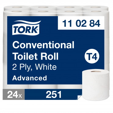 Tork WC-paperi Advanced T4 valkoinen (24) | Toimistotukku Talka Oy