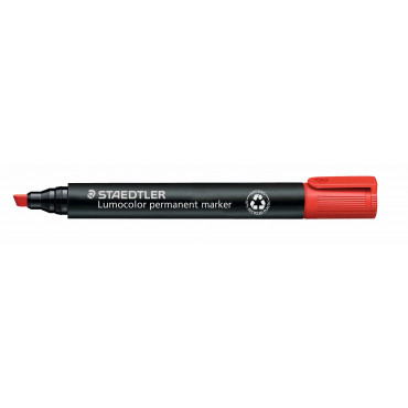 Staedtler Lumocolor 350 huopakynä punainen 2-5 mm viisto | Toimistotukku Talka Oy