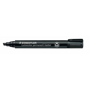 Staedtler Lumocolor 350 huopakynä musta 2-5 mm viisto | Toimistotukku Talka Oy