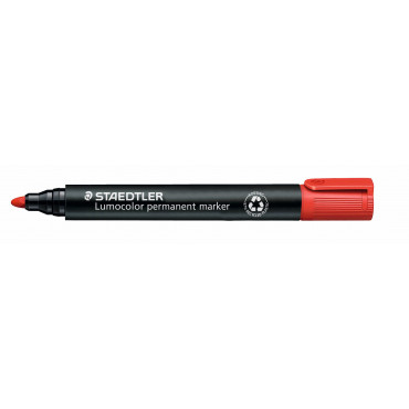 Staedtler Lumocolor 352 huopakynä punainen 2 mm pyöreä | Toimistotukku Talka Oy