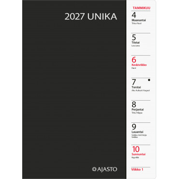Unika, musta | Toimistotukku Talka Oy