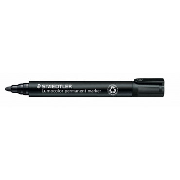 Staedtler Lumocolor 352 huopakynä musta 2 mm pyöreä | Toimistotukku Talka Oy
