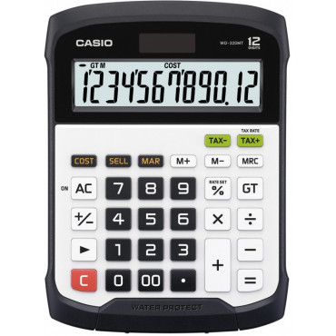 Casio WD-320MT vesi- ja pölysuojattu pöytälaskin | Toimistotukku Talka Oy