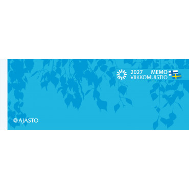 Memo-viikkomuistio, sininen | Toimistotukku Talka Oy