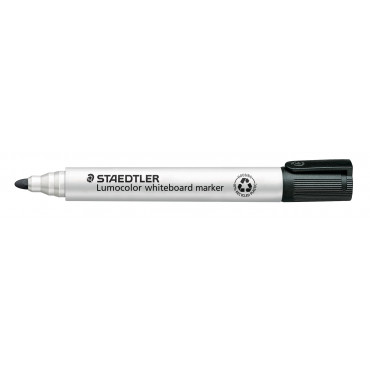Staedtler Lumocolor 351 valkotaulukynä musta 2 mm pyöreä | Toimistotukku Talka Oy