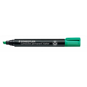 Staedtler Lumocolor 350 huopakynä vihreä 2-5 mm viisto | Toimistotukku Talka Oy