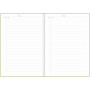 Planner-muistikirja, sammal | Toimistotukku Talka Oy