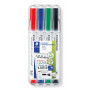 Staedtler Lumocolor 341 valkotaulukynä 4-v sarja 1-2 mm | Toimistotukku Talka Oy