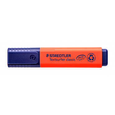 Staedtler TextSurfer Classic  korostuskynä punainen | Toimistotukku Talka Oy