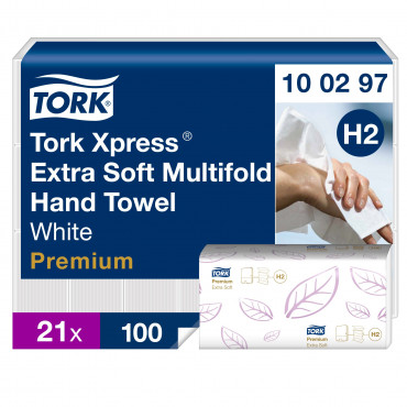 Tork Xpress Extra Soft ketjutaitettu käsipyyhe H2 | Toimistotukku Talka Oy