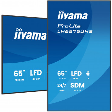 iiyama Prolite LH6575UHS 65″ 24/7 näyttö | Toimistotukku Talka Oy