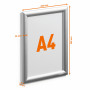 Durable Snap Frame alumiinikehys A4 outdoor | Toimistotukku Talka Oy