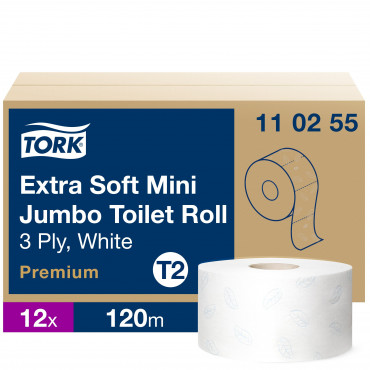 Tork Extra Soft Mini Jumbo WC-paperi T2 (12) | Toimistotukku Talka Oy