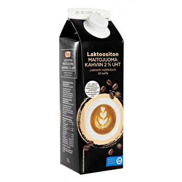 Menu maitojuoma kahviin 2 % 1 L UHT lton | Toimistotukku Talka Oy