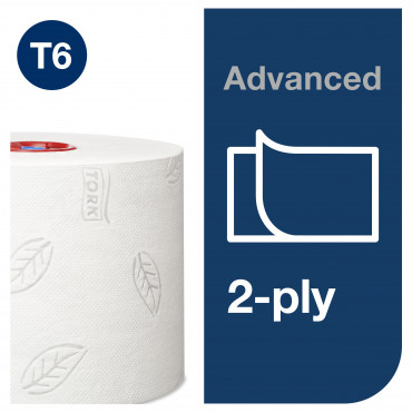 Tork Mid-Size WC-paperi Advanced T6 valkoinen (27) | Toimistotukku Talka Oy