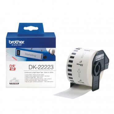 Brother DK22223 50 mm jatkuva rullatarra | Toimistotukku Talka Oy