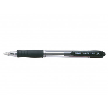 Pilot Super Grip kuulakynä fine musta | Toimistotukku Talka Oy