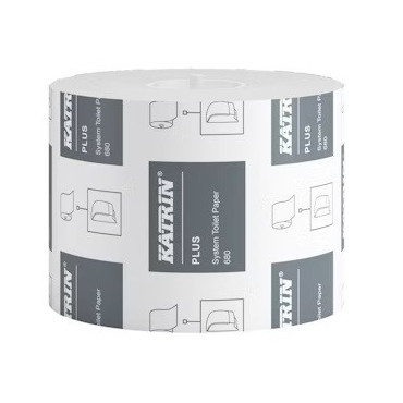 Katrin Plus System Wc-paperi valkoinen 87365 | Toimistotukku Talka Oy